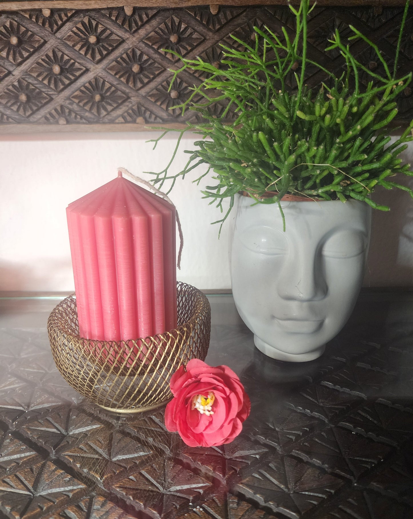 Vertical Stripped Large Pillar