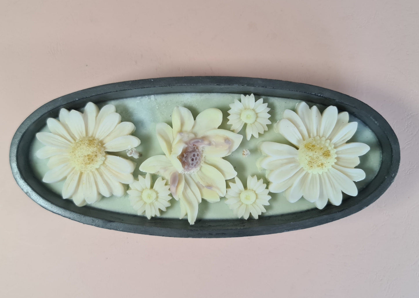 Daisy Boat Candle